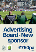 Advertising Board - New sponsor