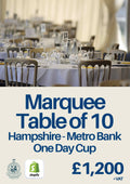 Marquee Table of 10 - Hampshire Metro Bank One Day Cup