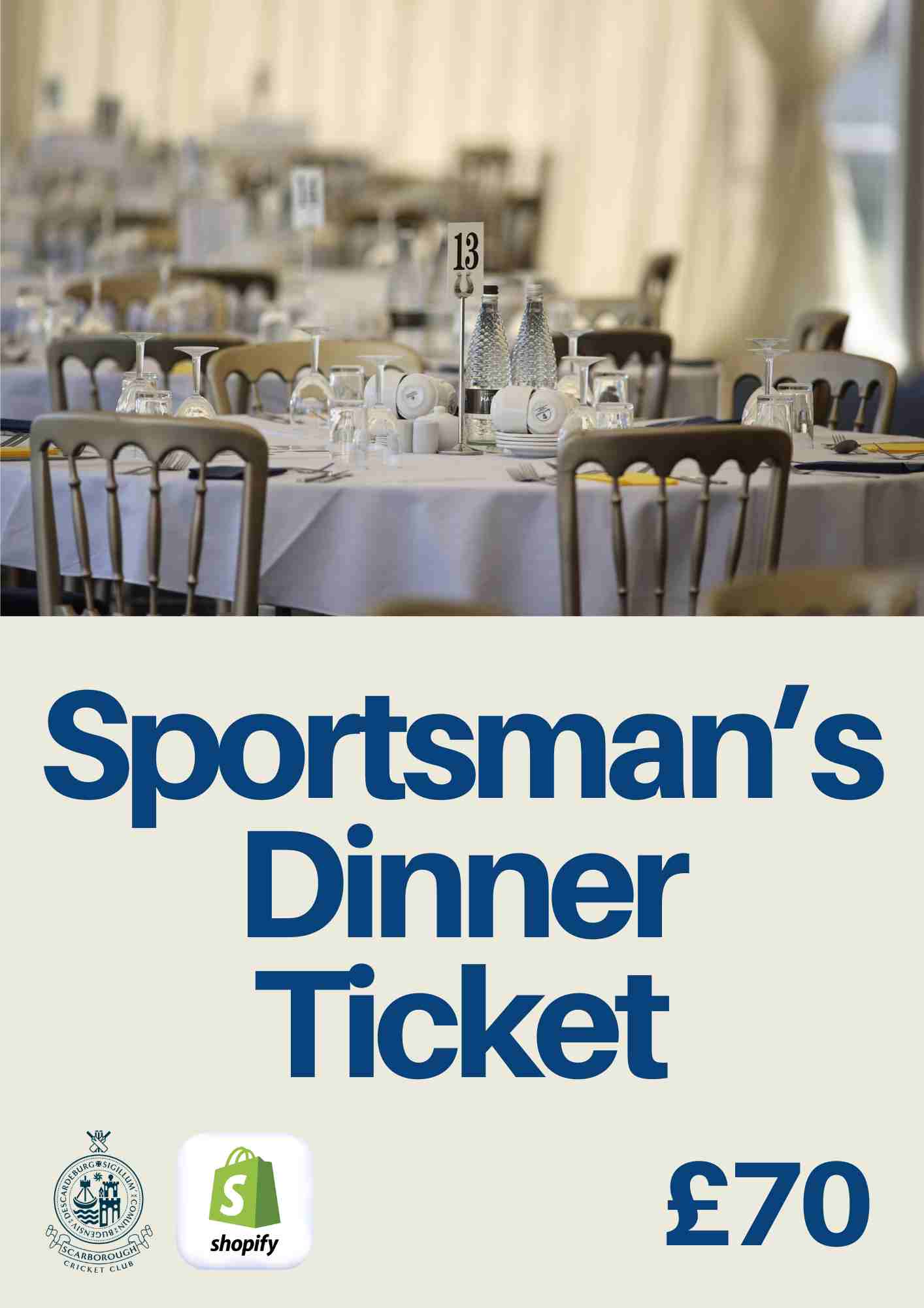 Sportsman's Dinner Ticket
