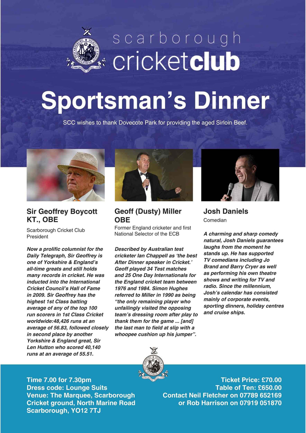 Sportsman's Dinner Ticket